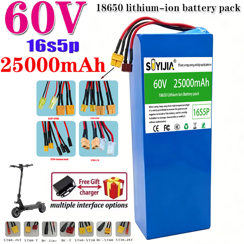 Bateria litowa do motocykla, s – 60V 30Ah Electric Scooter Battery recenzja i cena